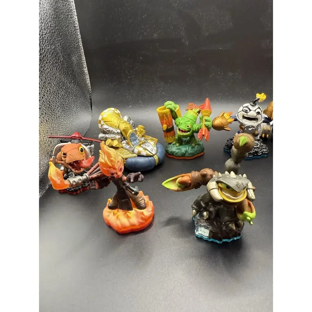 Skylanders Lot Of 10 Figures & Vehicles Trap Team Swap Force Imaginators Mixed